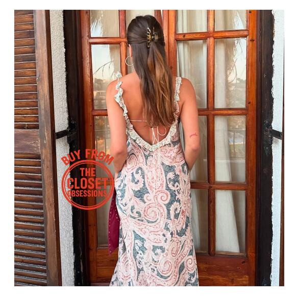 RARE!!! ZARA BLOGGER FAVE!!! Printed Dress with Ruffle Trims NWT - Picture 7 of 16